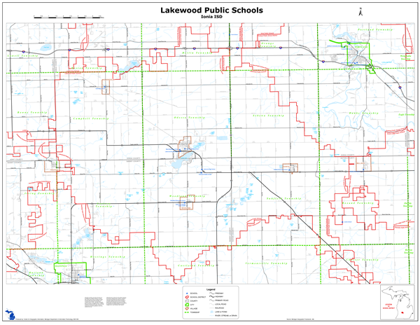 Lakewood Public Schools Boundary Map
